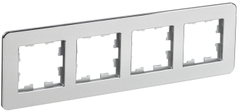 Рамка 4-я Металл Алюминий Brite