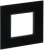 Рамка 1-м Стекло Черный Skandy