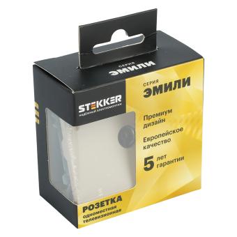 Розетка TV антенна С/У Кашемир Эмили