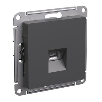 Розетка RJ45 кат.6А С/У Базальт AtlasDesign