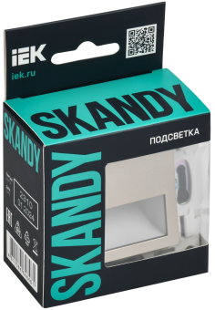 Подсветка LED встраиваемая Шампань Skandy