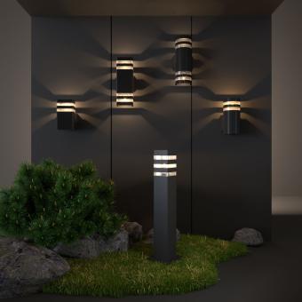 Настенный светильник Ignis 1443 Techno черный Elektrostandard