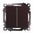 Переключатель 2-кл 10А С/У Шоколад Катрин