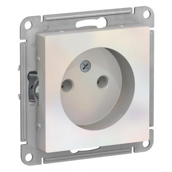 Розетка 1-м 16А С/У Жемчуг AtlasDesign