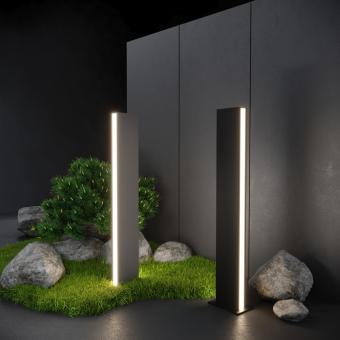 Ландшафтный светильник Flat Techno 1538 черный Elektrostandard