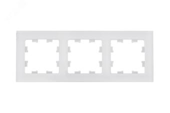 Рамка 3-я, Натуральное стекло Белый AtlasDesign Nature