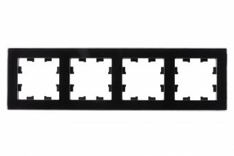 Рамка 4-я, Стекло Черный AtlasDesign Nature