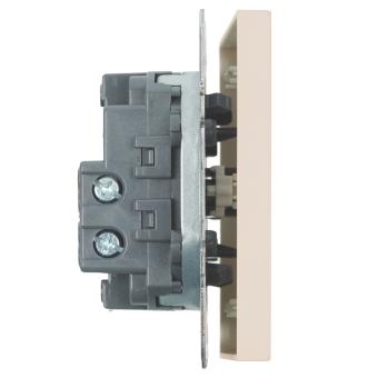 Выключатель 1-кл 10А С/У Кашемир Эмили