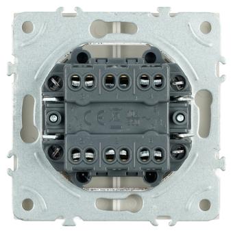 Переключатель 2-кл 10А С/У Кашемир Эмили