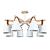 Потолочная люстра A7032PL-8WH Arte Lamp