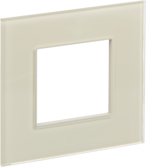 Рамка 1-м Стекло Бежевый Skandy