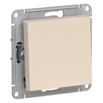 Переключатель 1-кл 10А C/У перекрестный Бежевый AtlasDesign