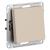 Выключатель 1-кл 10А С/У кнопочный Песочный AtlasDesign