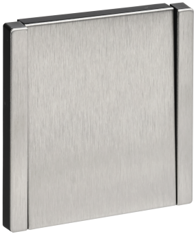 Выключатель 1-кл 10А С/У Металл никель Forte&Piano