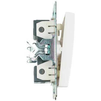 Выключатель 2-кл 10А С/У Белый Катрин