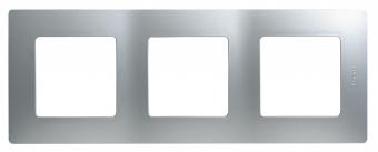 Рамка 3-ая Алюминий Legrand Etika