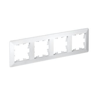 Рамка 4-я, Белый/дымчатый белый AtlasDesign Air Systeme Electric