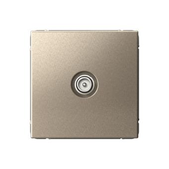 Розетка TV антенна С/У оконечная Шампань ArtGallery