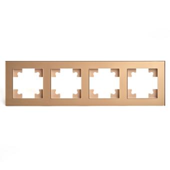 Рамка 4-я стекло Золото Катрин