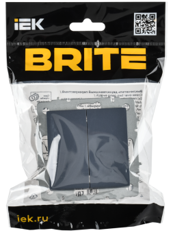 Переключатель 2-кл 10А перекрестный Маренго Brite