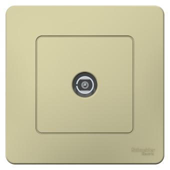 Розетка TV антенна С/У Бежевый Blanca