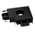 Коннектор черный L-обр. MTR16 CL-BL