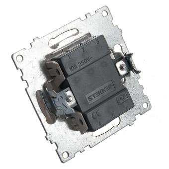 Выключатель 1-кл 10А С/У Шампань Катрин