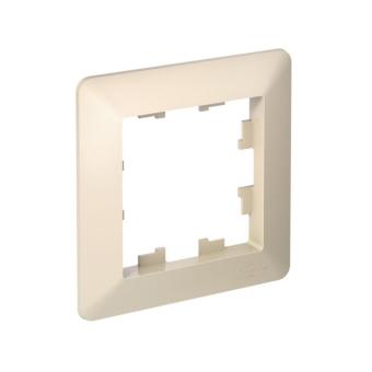 Рамка 1-я, Бежевый/дымчатый белый AtlasDesign Air Systeme Electric