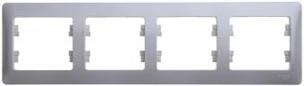 Рамка 4-я горизонтальная Перламутр Glossa