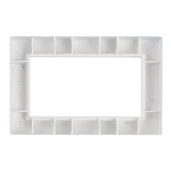 Рамка  2-я без перемычки Белый Катрин