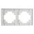 Рамка 2-я стекло Белый матовый Катрин