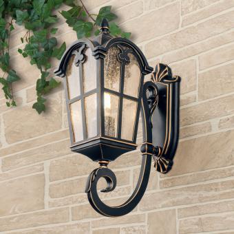 Настенный светильник Mira U черное золото Elektrostandard