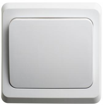 Переключатель 1-кл 10А С/У Белый Etude