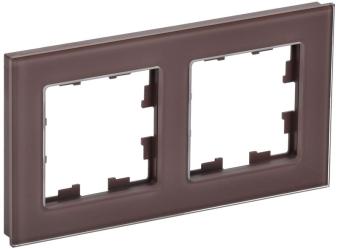 Рамка 2-я Cтекло Бронза Brite