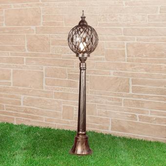 Ландшафтный светильник Sirius F черное золото Elektrostandard