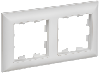 Рамка 2-я Арктический Белый/Белый Brite