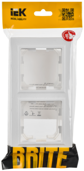 Рамка 2-я IP44 Арктический Белый Brite