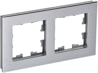 Рамка 2-я Металл Алюминий Brite