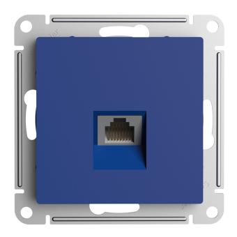 Розетка RJ45 кат.5Е С/У Аквамарин AtlasDesign
