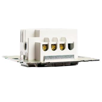 Выключатель 2-кл 5А С/У сенсорный Черный Катрин