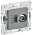 Розетка TV антенна + RJ45 кат.6 С/У Серый Skandy