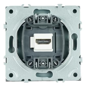 Розетка HDMI Антрацит Эмили