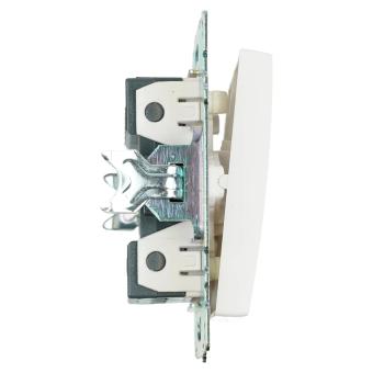 Переключатель 2-кл 10А С/У Белый Катрин