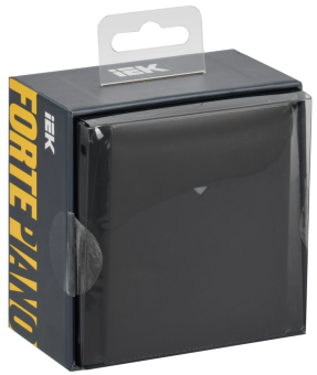 Выключатель карточный 30А С/У Металл Черный Forte&Piano