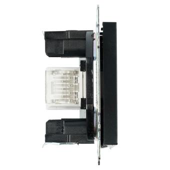 Розетка RJ-45 С/У Черный Катрин