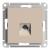 Розетка телефонная RJ11 С/У Песочный AtlasDesign