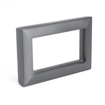 Рамка  2-я без перемычки Графит Катрин