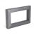 Рамка  2-я без перемычки Графит Катрин