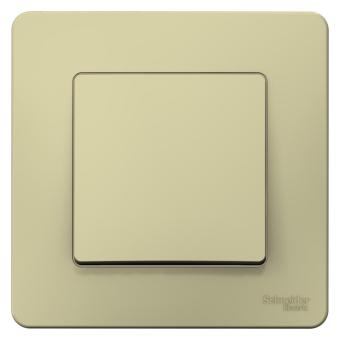 Выключатель 1-кл 10А С/У Бежевый Blanca