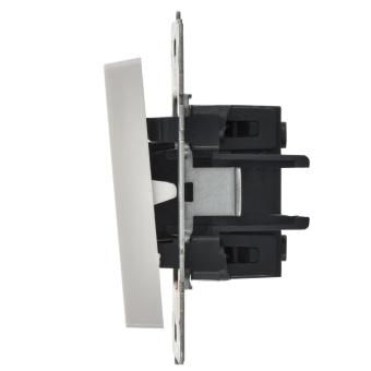 Выключатель 2-кл 10А С/У Белый Brite